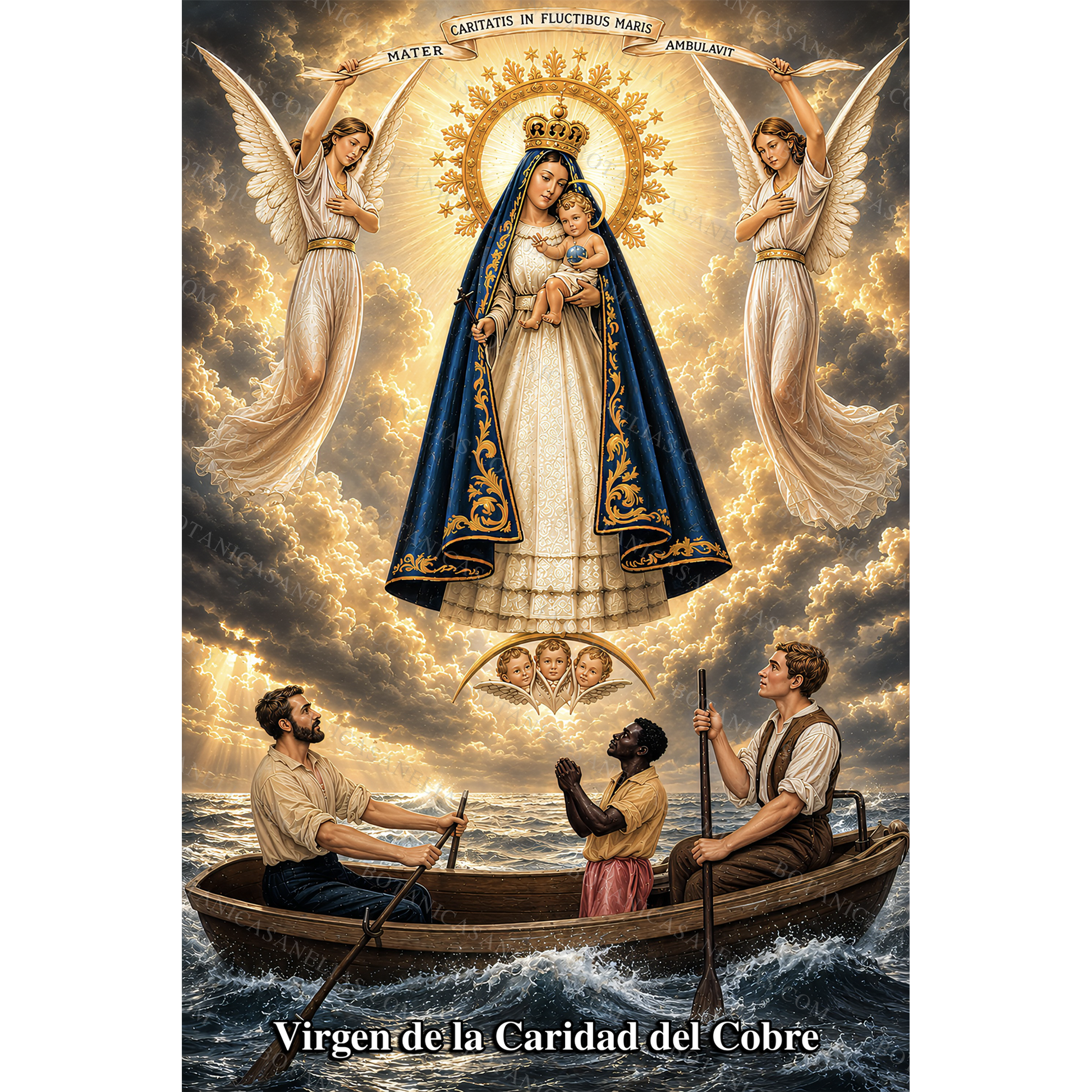 Our Lady of Charity of El Cobre Prayer Card