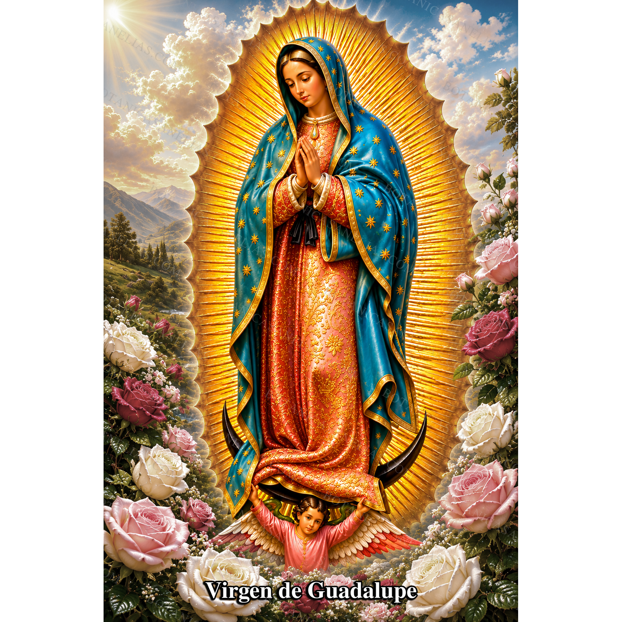 Our Lady of Guadalupe Prayer Card