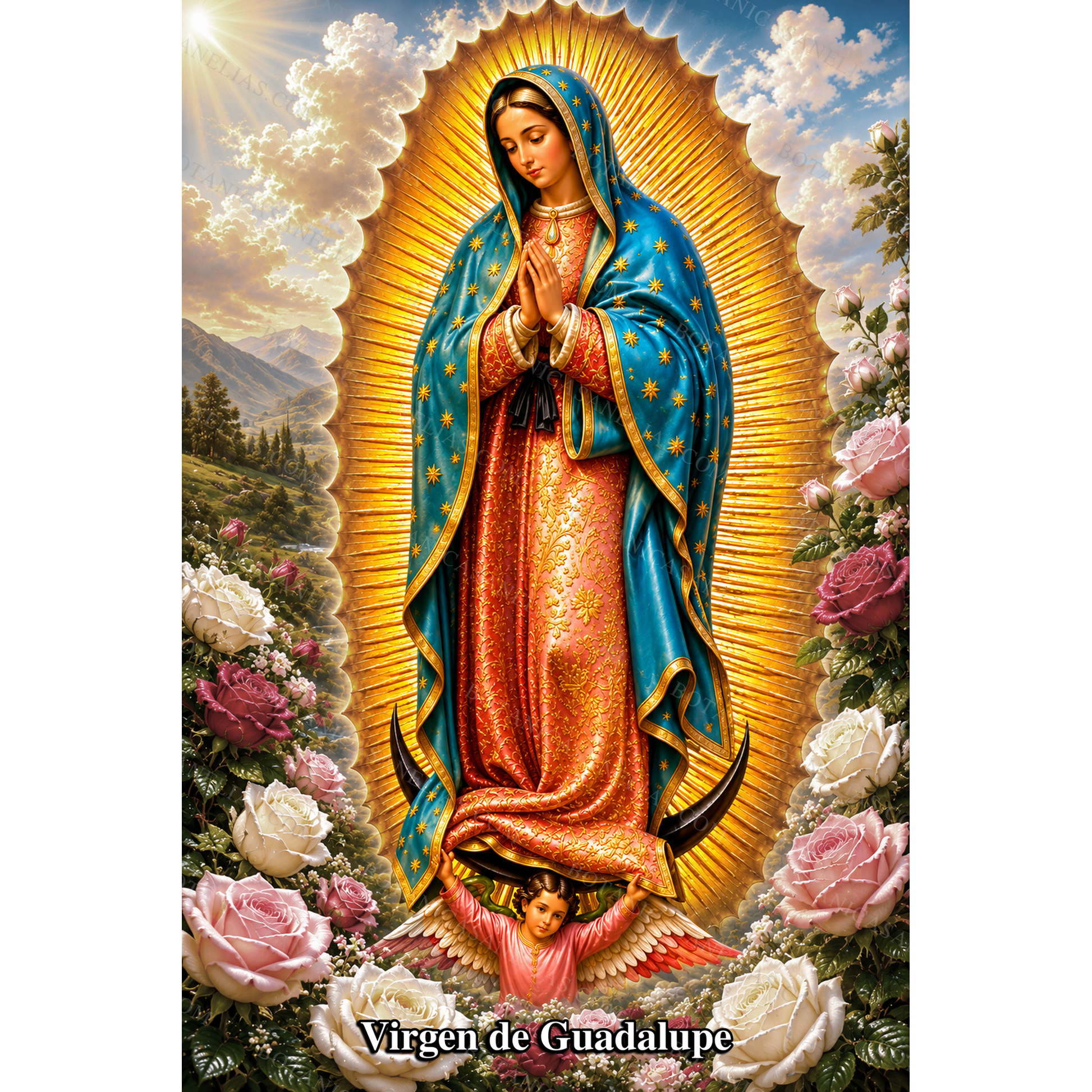 Our Lady of Guadalupe Prayer Card
