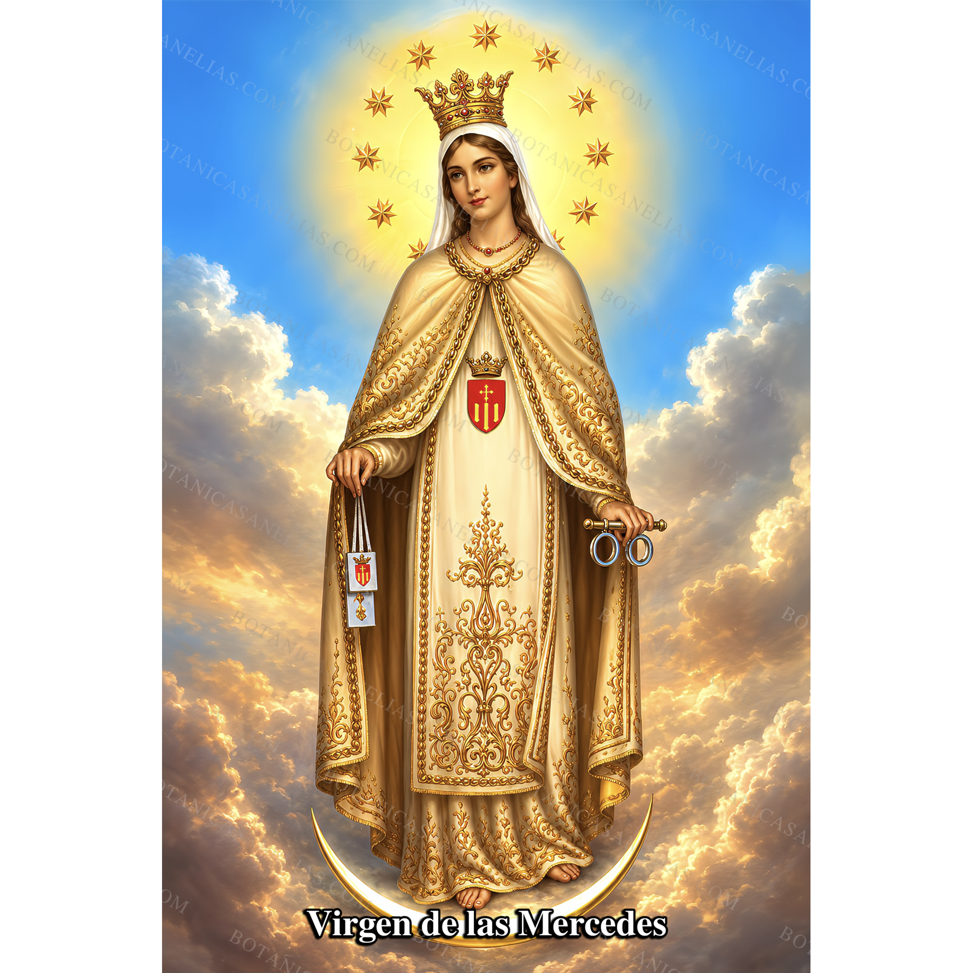 Our Lady of Mercy Prayer Card