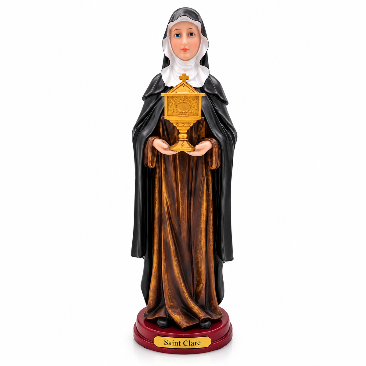 Saint Clare / Santa Clara 12" Statue